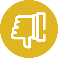 Icons frustrated businesses
